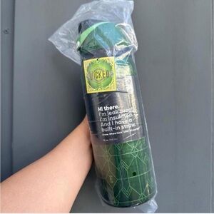 Green Wicked Owala Insulated Water Bottle